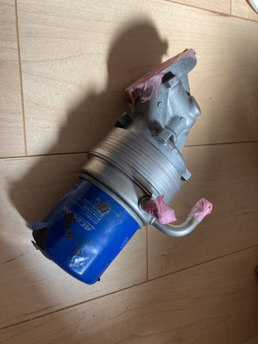 カプチーノ　純正オイルクーラー　ブラケット　パッキン等セット　EA11R