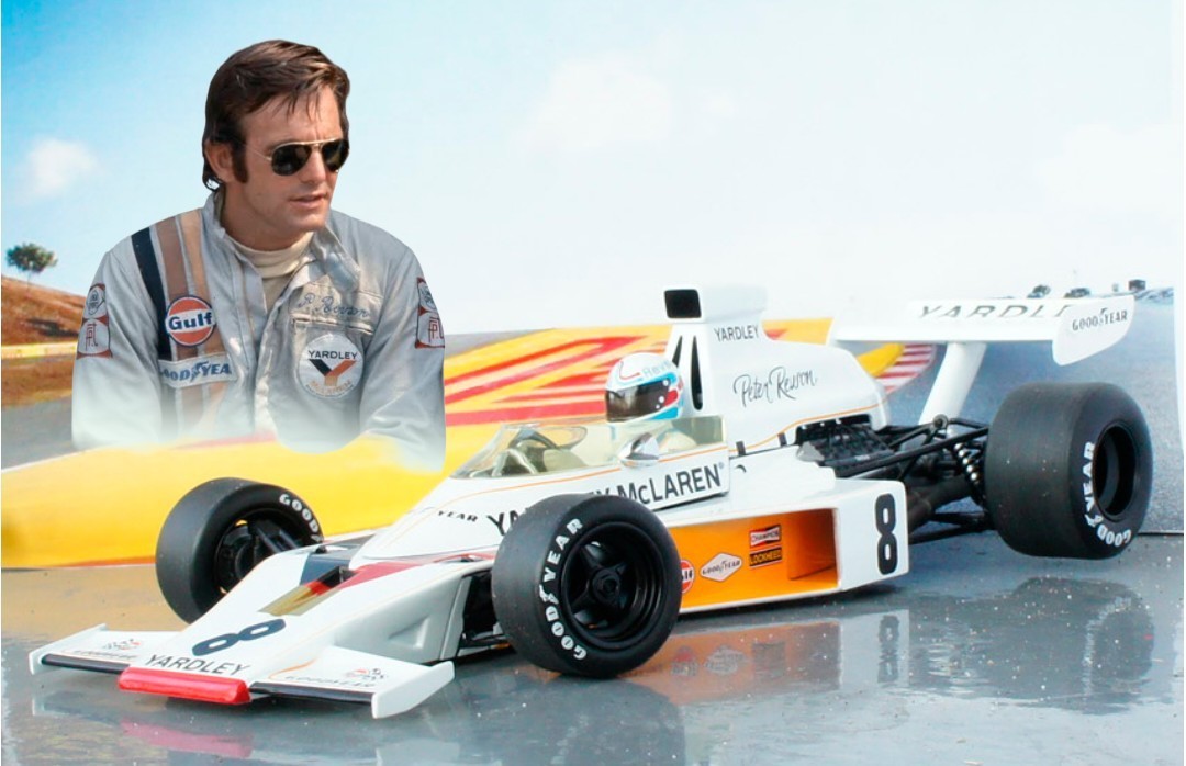 ミニチャンプス 1/18 1973 マクラーレン フォード M23 ＃8 ピーター レブソン イギリスGP優勝 Mclaren Ford Peter Revson 送料無料