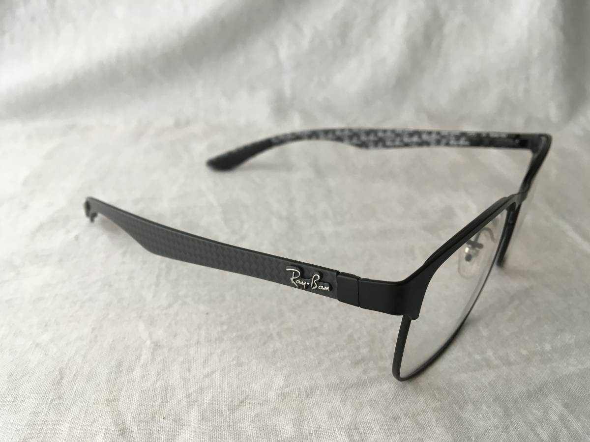 レイバンメガネフレームRB8416 2503 Satin Black/Carbon Fibre 55