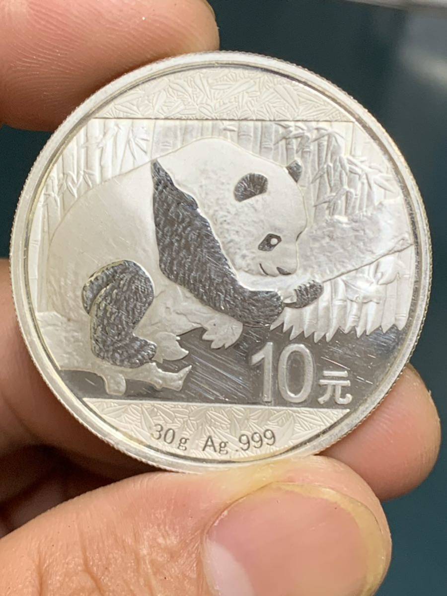 中国パンダ銀貨 2016年中華人民共和国パンダ10元 コインコレクション