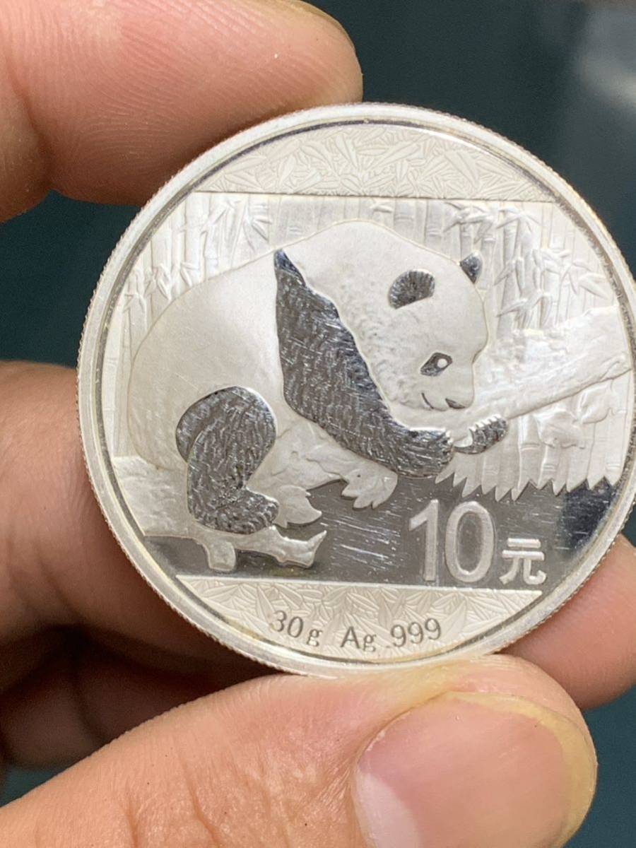 中国パンダ銀貨 2016年中華人民共和国パンダ10元 コインコレクション