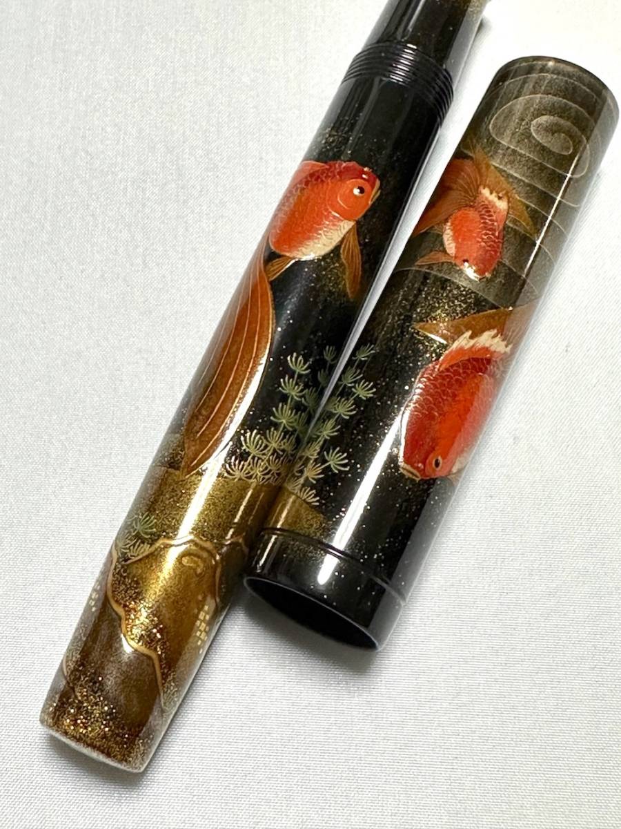 ■ ナミキ エンペラー 金魚 ５０号 千田正樹作 大型蒔絵 万年筆 パイロット NAMIKI ■_2
