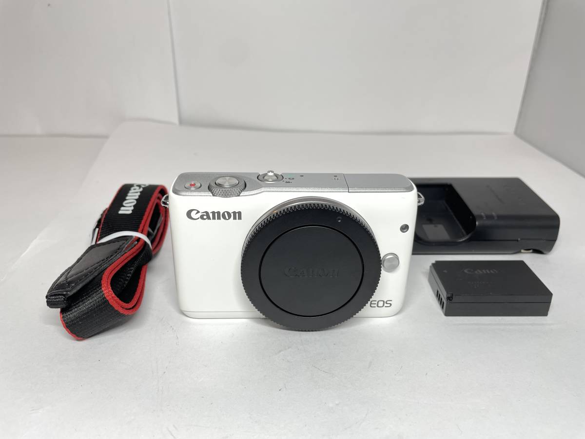 Canon M10 EOS ホワイト ボディ ミラーレス一眼カメラ キヤノン ボディ 