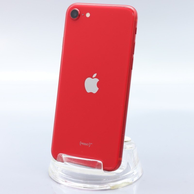 Apple iPhoneSE 64GB (第2世代) (PRODUCT)RED A2296 MHGR3J/A バッテリ81% ■SIMフリー★Joshin7697【1円開始・送料無料】