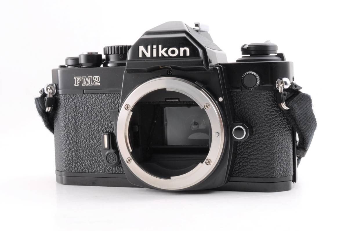 動作品 ニコン Nikon FM2 ボディ 黒 ブラック MF 一眼レフ フィルムカメラ 管K3550