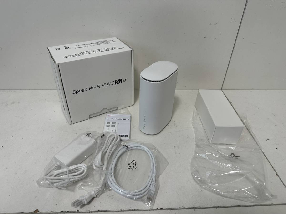 【Speed Wi-Fi HOME 5G L11 ZTR01SWU ホームルーター 本体 アダプタ】