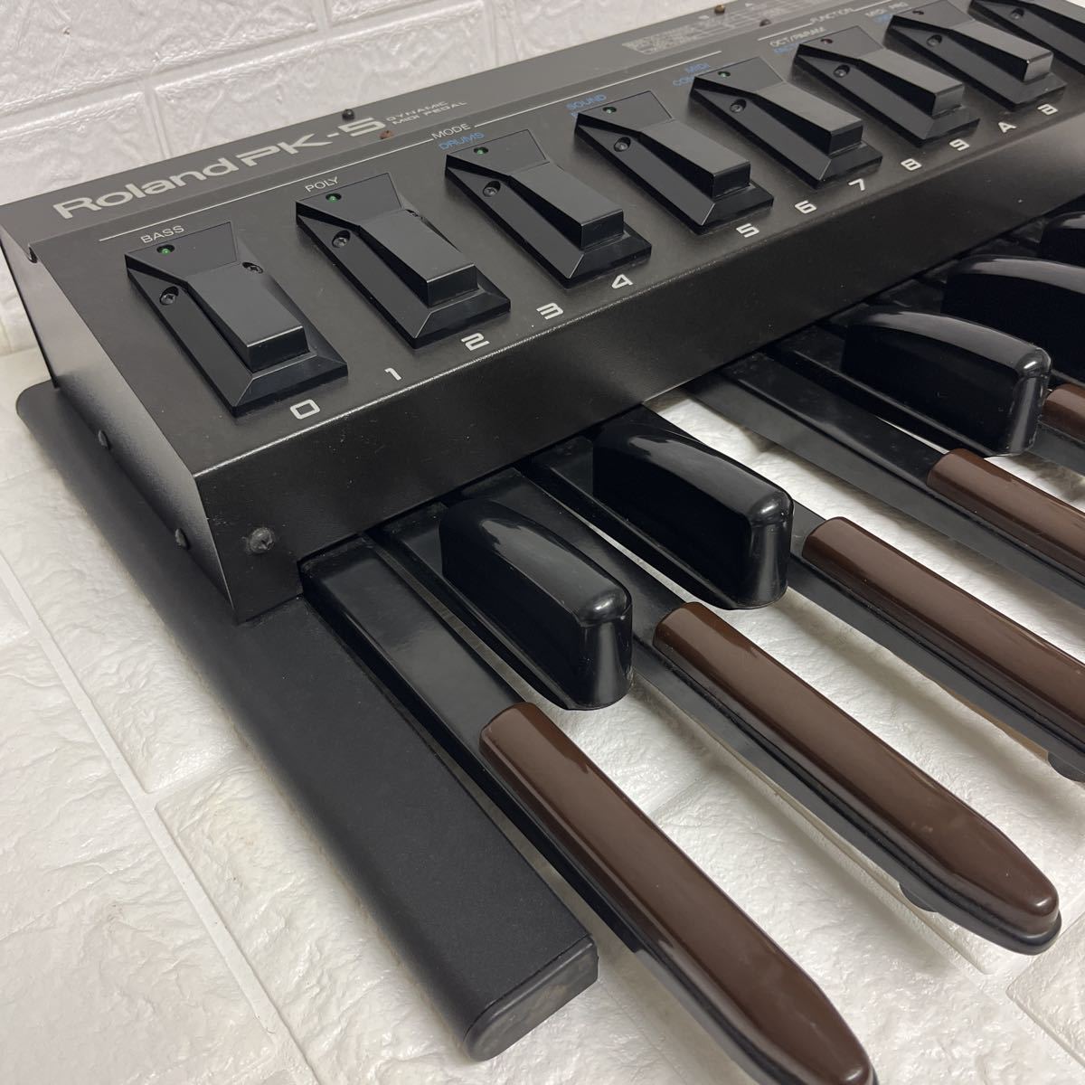 【動作品】Roland PK-5 MIDI ペダルキーボード MIDI ペダル Roland ローランドPK-5 ダイナミックMIDIペダル現状品（本体のみ） PK