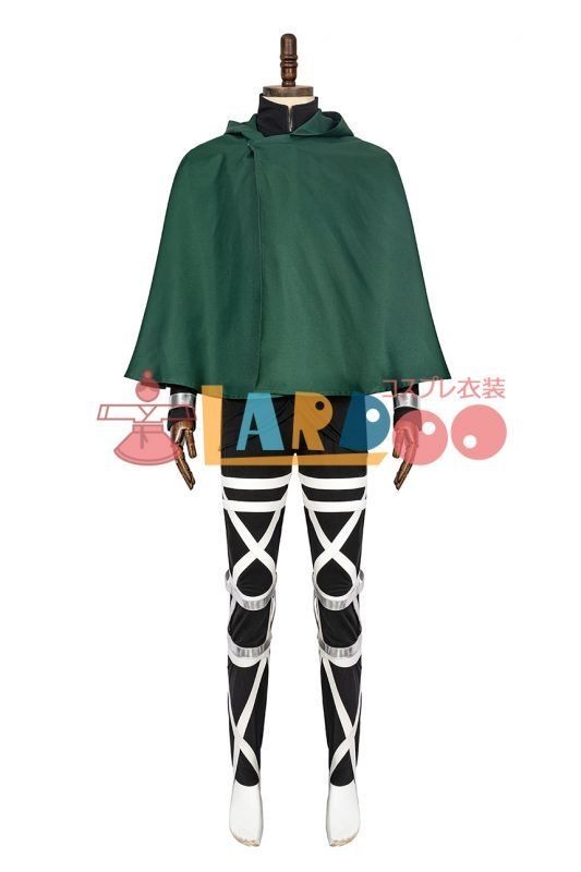 cox250進撃の巨人 The Final ファイナルシーズン 調査兵団 自由の翼 新立体機動装置 リヴァイ コスプレ衣装_3