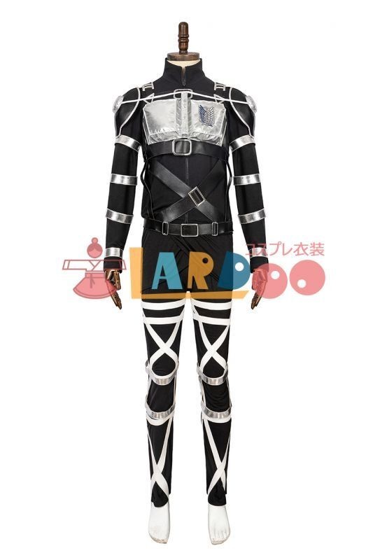 cox250進撃の巨人 The Final ファイナルシーズン 調査兵団 自由の翼 新立体機動装置 リヴァイ コスプレ衣装_4