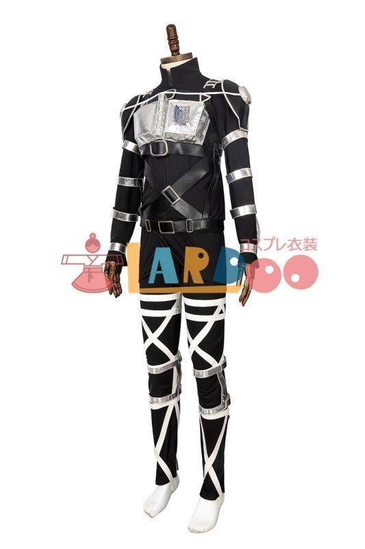cox250進撃の巨人 The Final ファイナルシーズン 調査兵団 自由の翼 新立体機動装置 リヴァイ コスプレ衣装_5