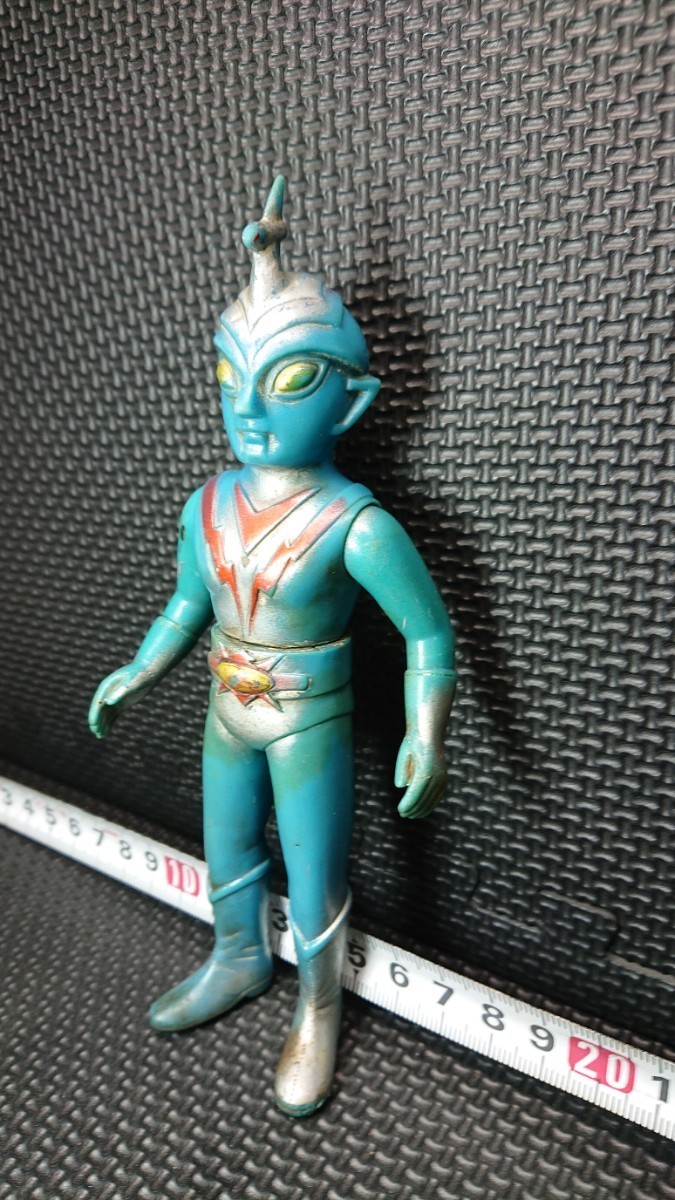 当時物 流星人間ゾーン ポピー 東宝映像 萬年社 ソフビ 流星人間ゾーン