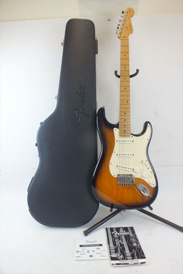 ☆ Fender フェンダー STRATOCASTER USA 2000～2001年製 エレキギター 取扱説明書有り ハードケース付き 現状品 中古 230707T3219