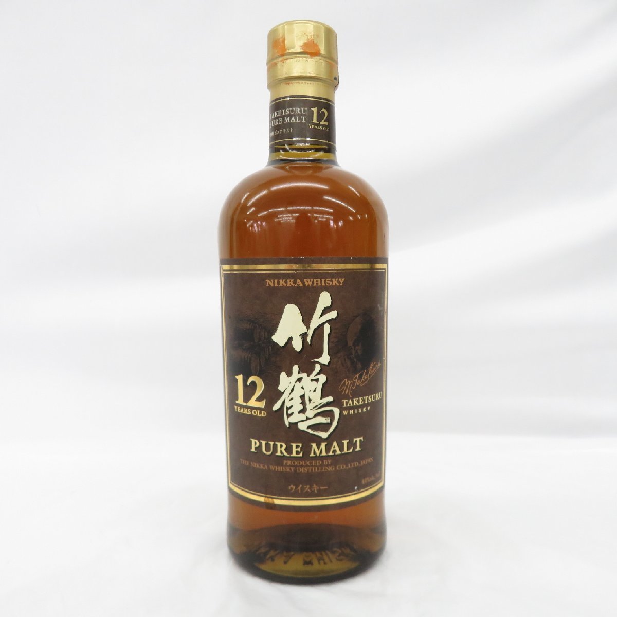 未開栓】NIKKA ニッカ 竹鶴 12年 ピュアモルト ウイスキー 700ml 40