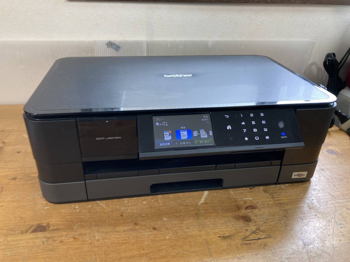 brother ブラザー A4 インクジェット プリンター 複合機 DCP-J4215N 72313 インク付