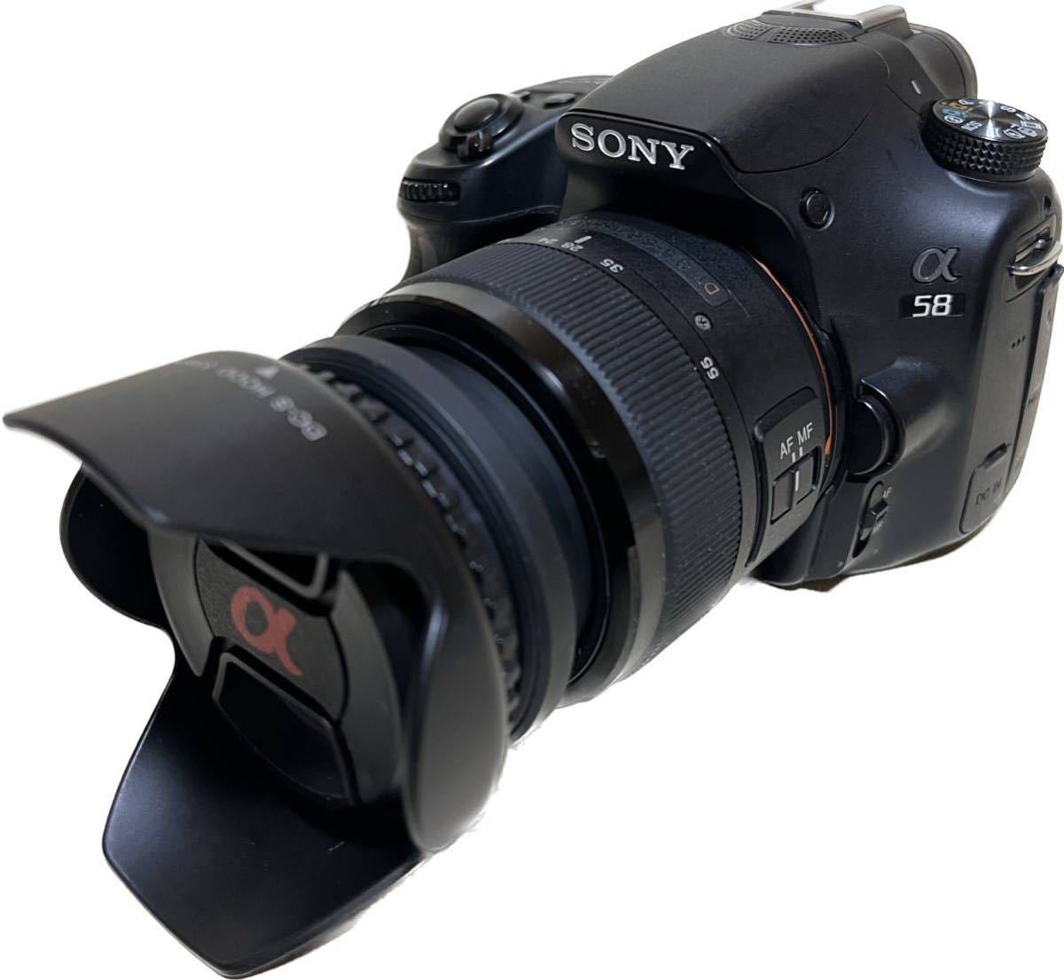 SONY α58 DT18-55mm SAMⅡ&DT 55-200mmSAM Wズームレンズキット 【公式 