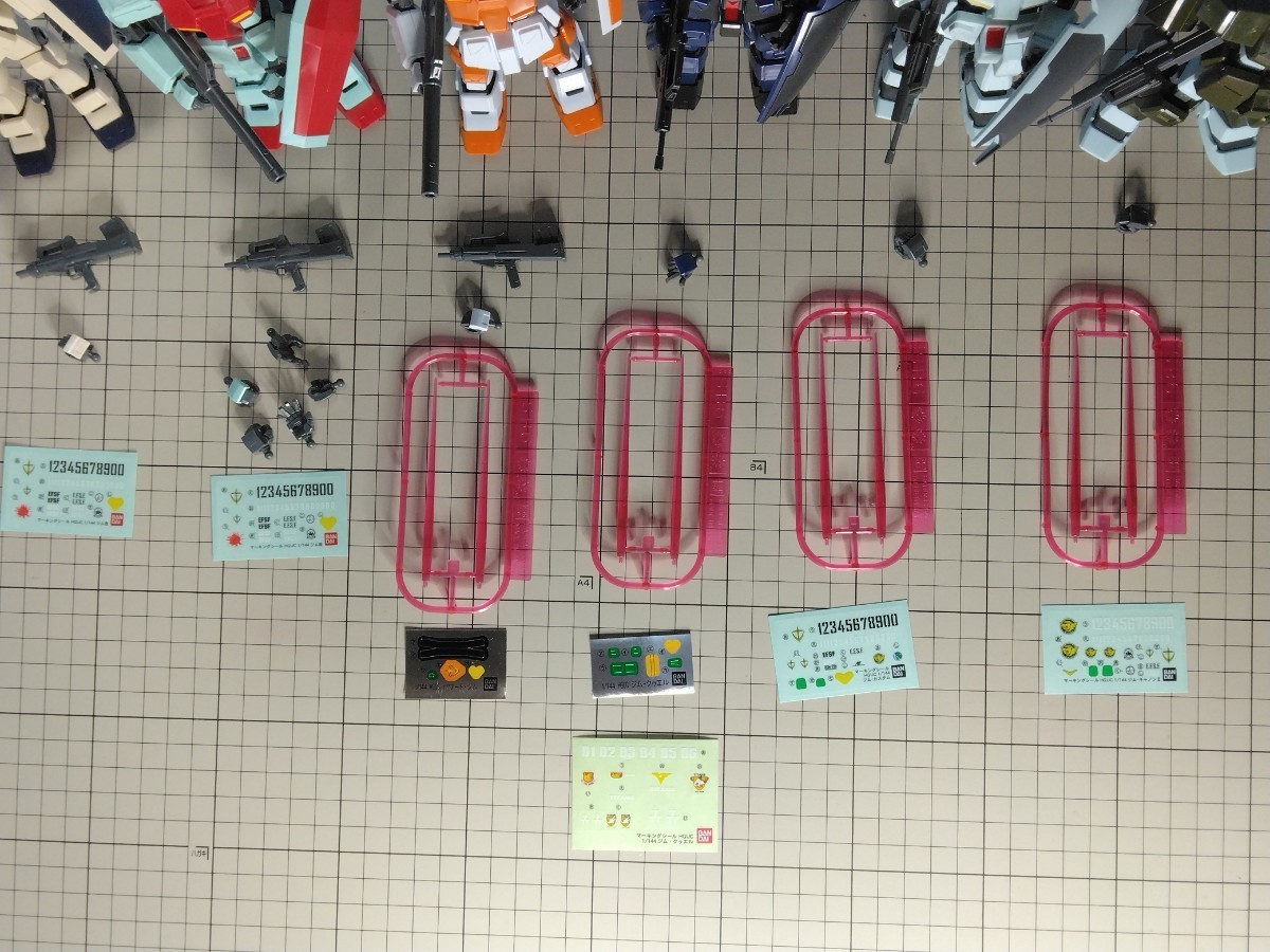 □ ガンプラ ジム素組みセットその4 6機 HG 1/144 □ 2181 ジム 1