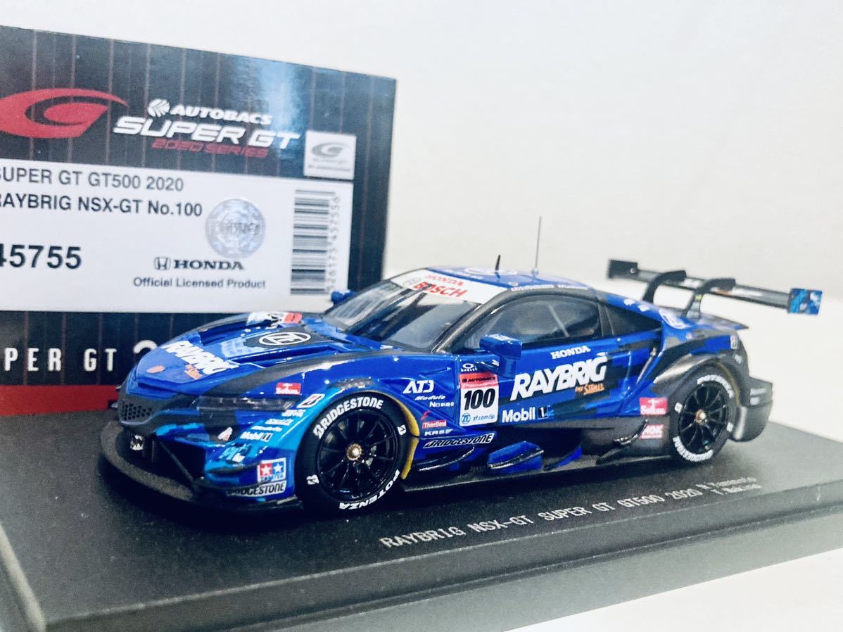 送料無料】1/43 EBBRO レイブリック NSX-GT #100 山本尚貴-牧野任祐