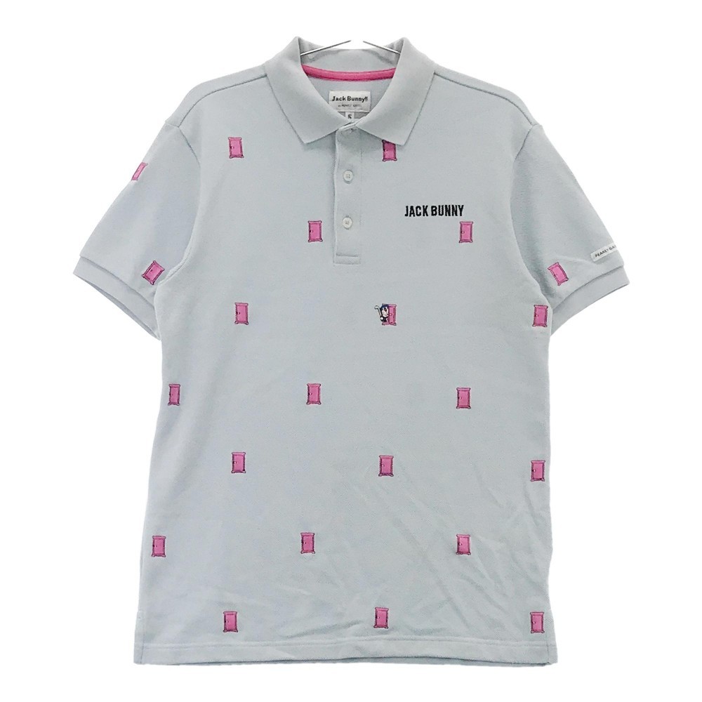 JACK BUNNY ジャックバニー × ドラえもん 半袖ポロシャツ 刺繍