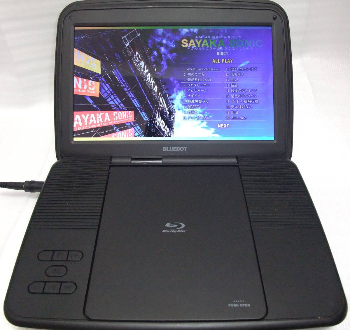 中古□BLUEDOT/ブルードット BBDP-1000K ポータブル BDプレーヤー□Blu
