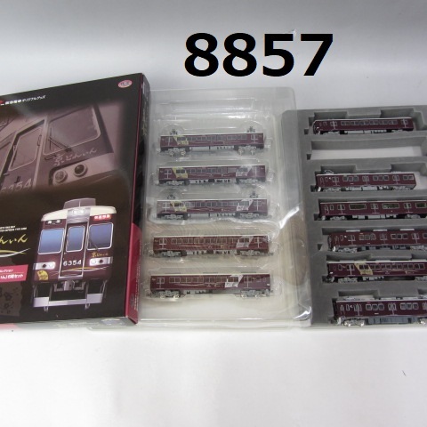 FK-8857（コレクター収蔵品　Ｎゲージ　大放出　希少品多数）Nゲージ　トミーテック　阪急京とれいん　6300系まとめて