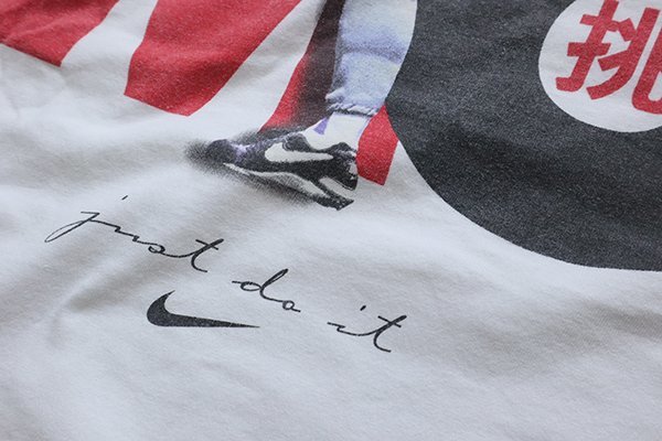 90's NIKE ◆ 野茂英雄 半袖 Tシャツ 白 XLサイズ プリント クルーネック カットソー プロ野球 ナイキ ◆ZL12