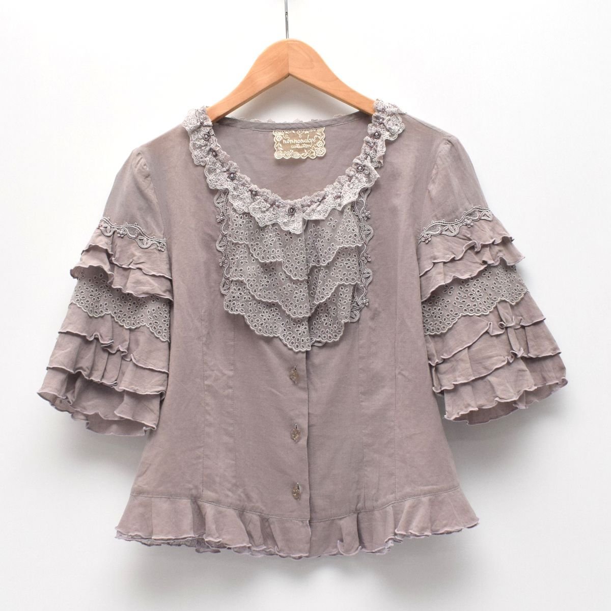 non non dorl ノンノンドール ムッシュ榊 ブラウス スカート SIZE:38(M  