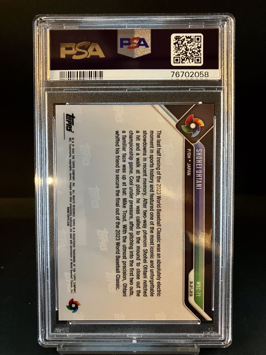 PSA10 Topps Now トップスナウ 大谷翔平 VS マイク・トラウト ワールド