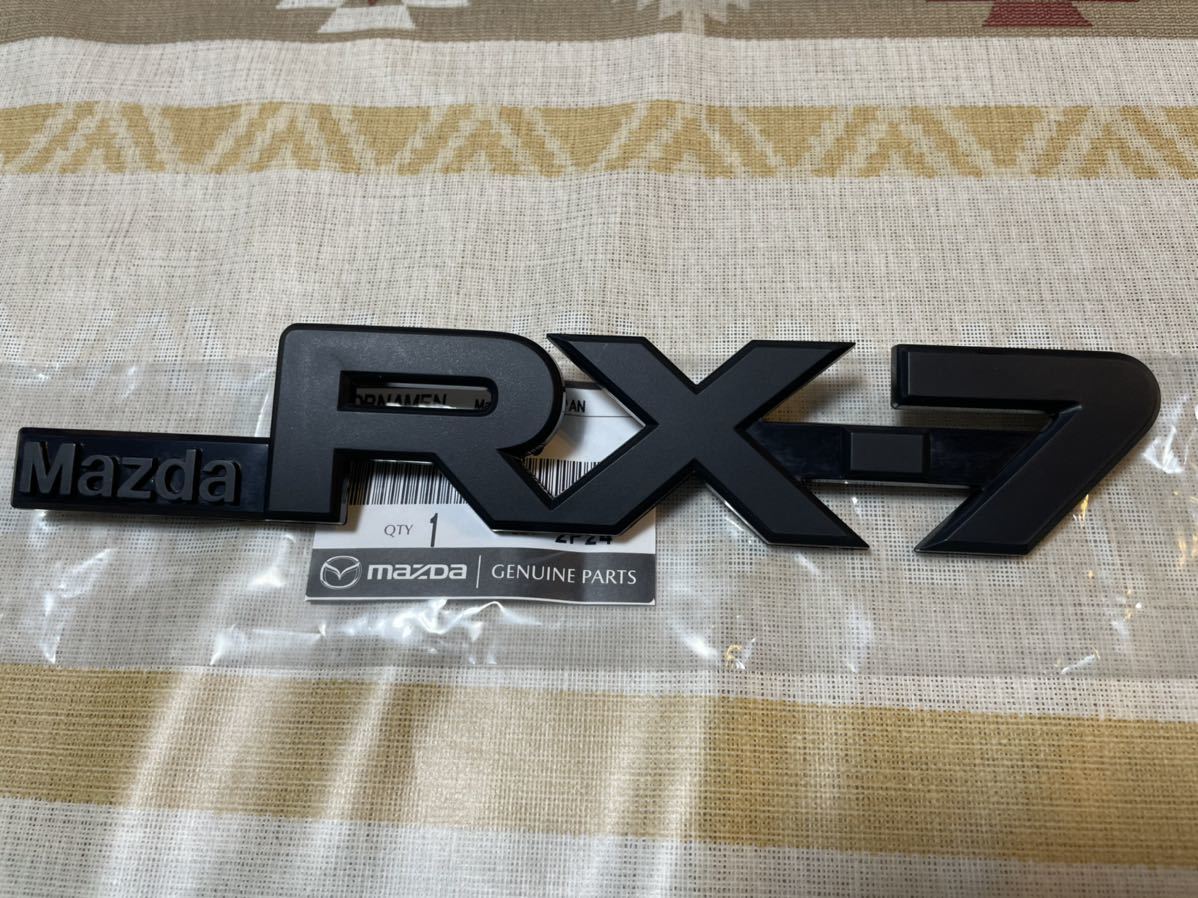 ■■■在庫有すぐ発送 即決 希少 新品 マツダ純正部品 FC3S リアエンブレム 輸出用 RX7 SA22 FD3S オーナメント⑨