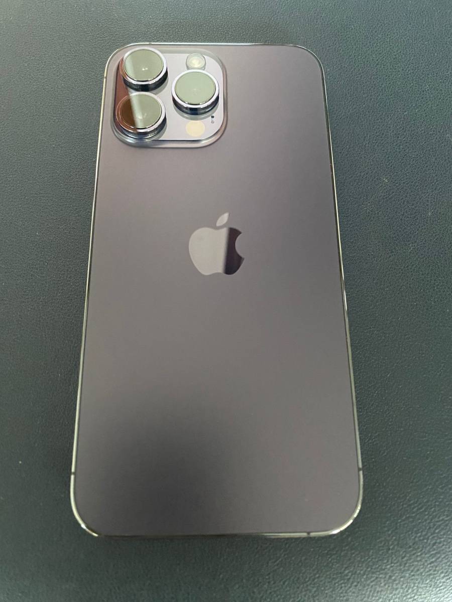Apple iphone14 Pro MAX ☆ 128GB ☆ MQ993J/A ☆ ディープパープル