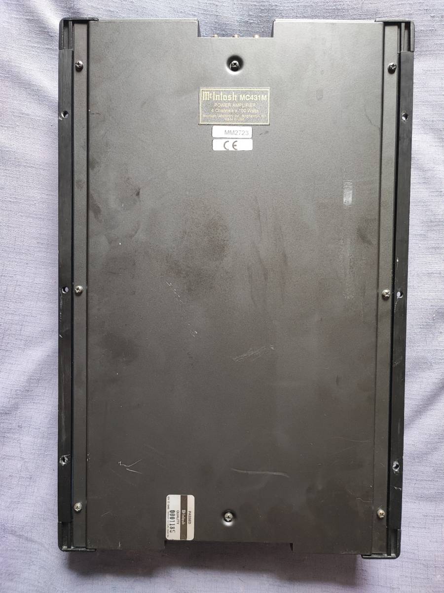 送料無料　マッキントッシュ　MC431M 4chパワーアンプ　Mcintosh_7