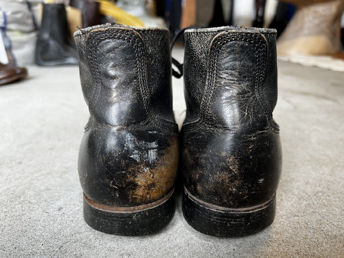 w^ b US NAVY 60s70s ヴィンテージ US ネイビー チャッカブーツ US7.5R 