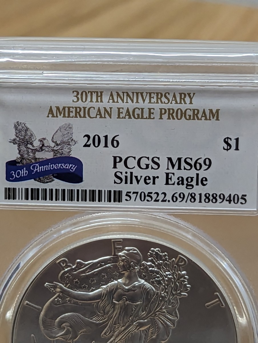 アメリカ イーグルコイン 銀貨 PCGS 30th ANNIVERSARY