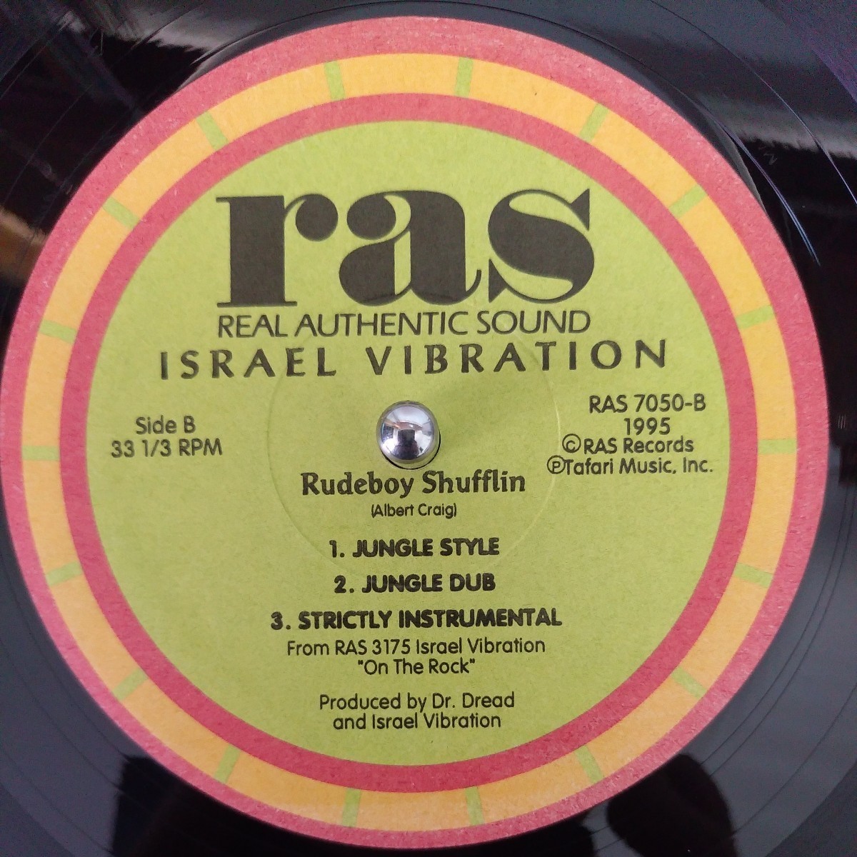 12inch US盤/ISRAEL VIBRATION RUDEBOY SHUFFLIN