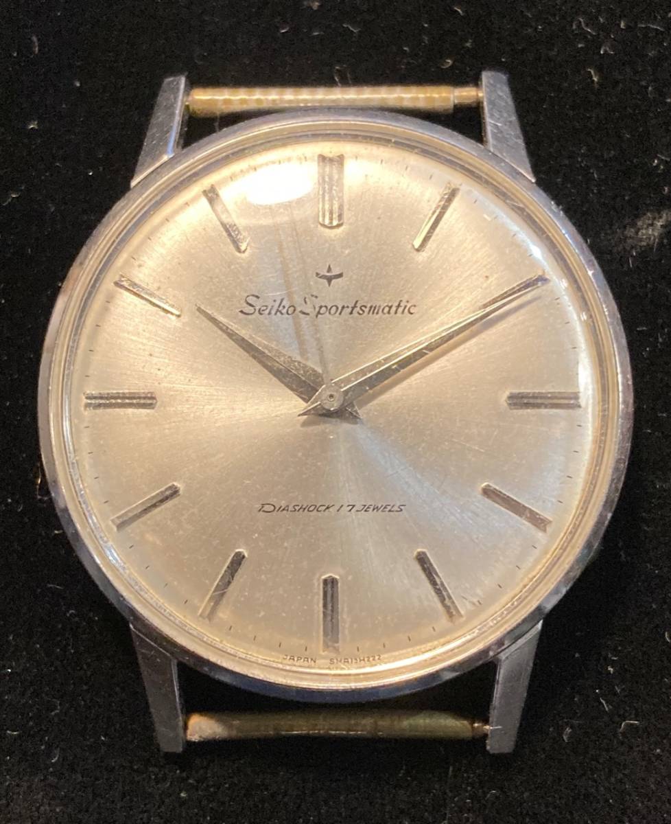 送料無料/SEIKO Sportsmatic DIASHOCK 17石 セイコー スポーツマチック