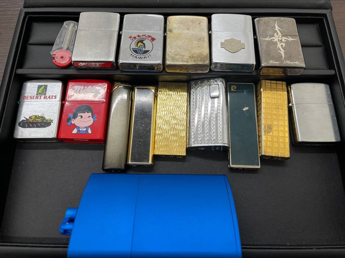 正規品，定番人気 ＃401A コレクター必見 ZIPPO＆ガスライター大量おまとめ出品 ZIPPO5点+その他ガスライター9点+灰皿付き計15点セット 火花 着火未確認(Zippo)｜売買されたオークション情報、yahooの商品情報をアー Zippo