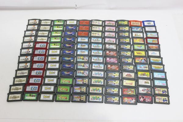 A349H 031 Nintendo ゲームボーイアドバンス GBAソフトのみ ポケットモンスターファイアレッド 他 まとめて 計120本セット 現状品 ジャンク
