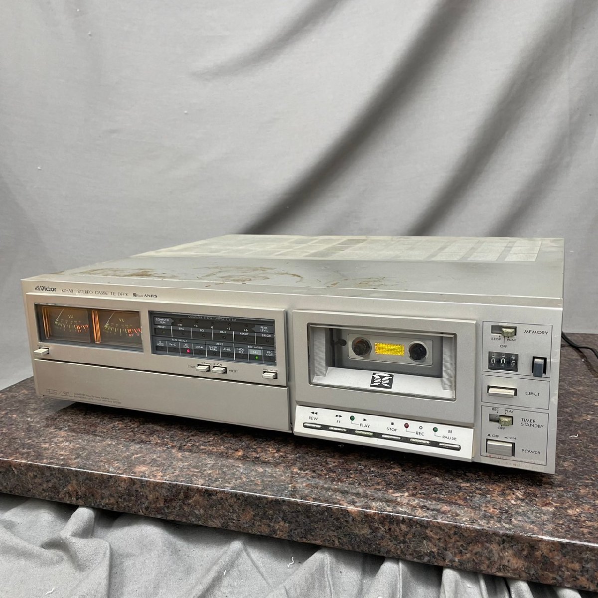 美品メンテナンス整備品Bluetooth搭載VICTORカセットデッキKD-31 2025，人気 T524〇【現状品】Victor ビクター KD-A8 ステレオカセット