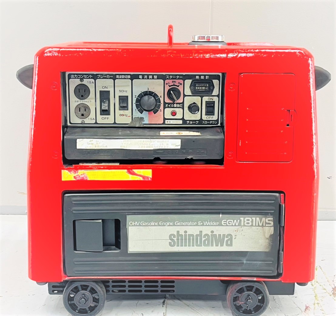 エンジン溶接機 新ダイワ＆デンヨー EGW-181MS SHINDAIWA 新ダイワ