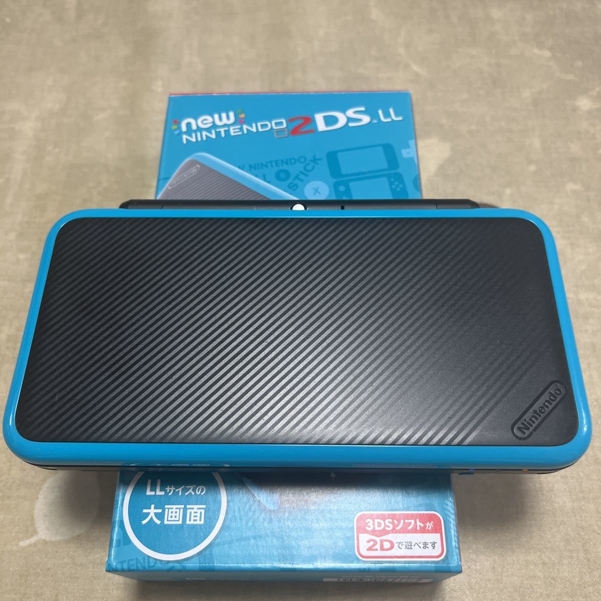 New Newニンテンドー2DS LL 本体 ブラック×ターコイズ ポケモンバンク 