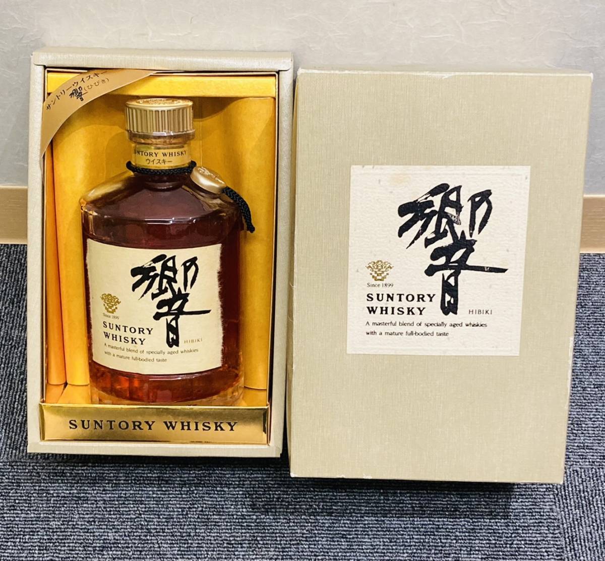 N-14884 1円〜 サントリー ウイスキー 響 SH 01B 未開栓 750ml 43% SUNTORY WHISKY HIBIKI 裏ゴールド ラベル