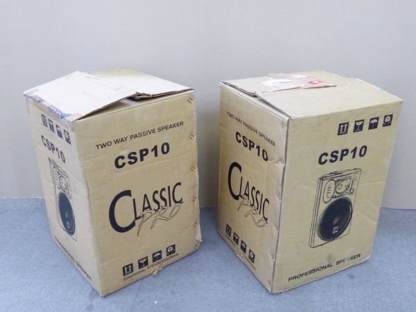 Classic Pro CSP10 クラシックプロ パッシブ 2WAY PA スピーカー ペア 