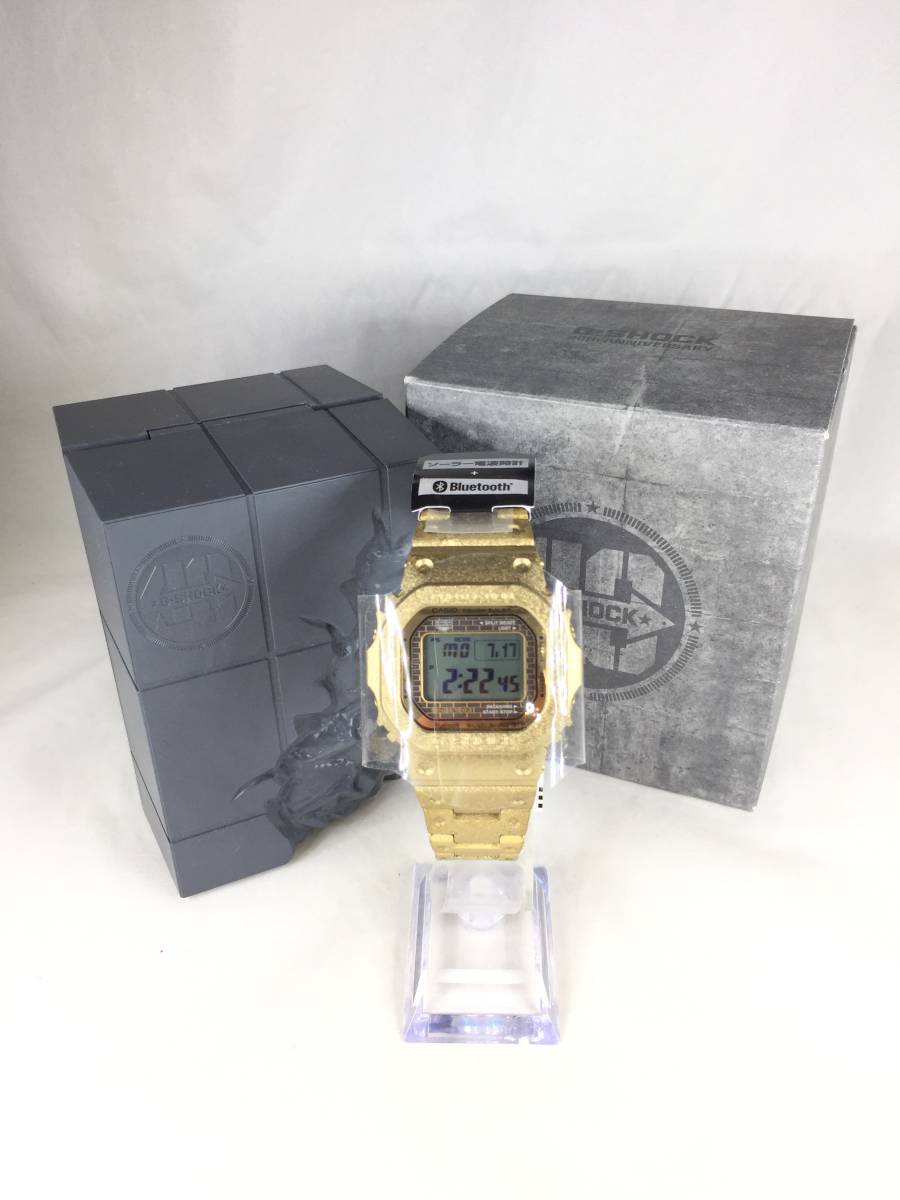 人気セール，SALE 品 G-SHOCK GMW-B5000PG-9JR 40th Anniversary RECRYSTALLIZED フルメタル ゴールド プライスタグ 保証書 取扱説明書付き(G-SHOCK)｜売買されたオークション情報、yahooの商品情報をアーカイブ公開 - オークファ G-SHOCK