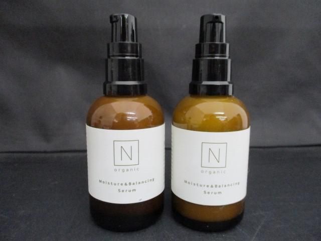 中古 コスメ エヌ オーガニック N organic モイスチュア＆バランシング セラム 60ml 2点 美容乳液