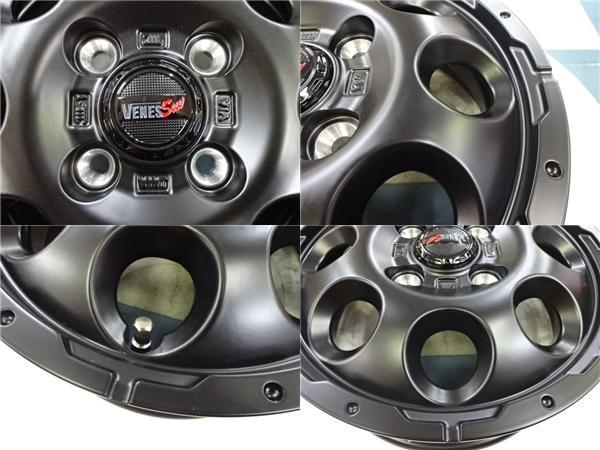 12インチ アルミスタッドレス4本セット 軽トラ軽バン VENES SUV 12X4.0
