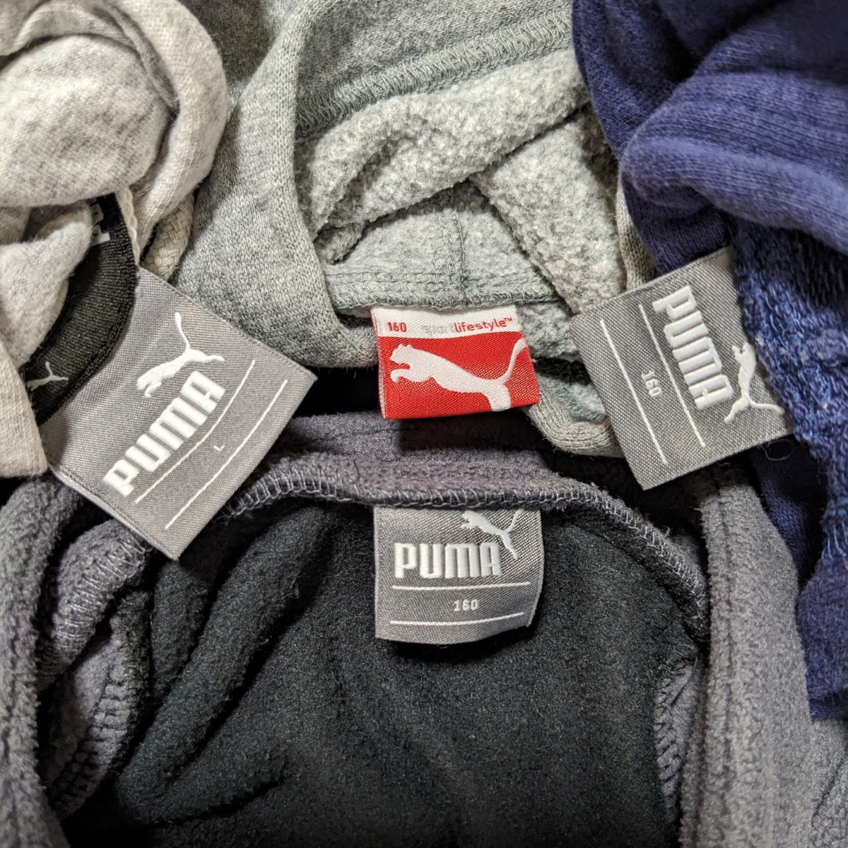WU74 PUMA プーマ 福袋 160 4点 セット まとめ 男の子 男子 長袖