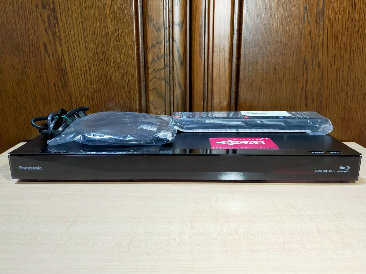 Panasonic DMR-BRT1030/1TB/3番組同時録画可/B-CAS，新品リモコン