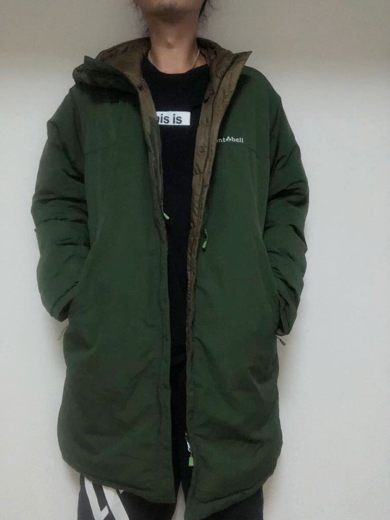 モンベルmont-bellコロラドコート リバーシブル ダウンコートL 