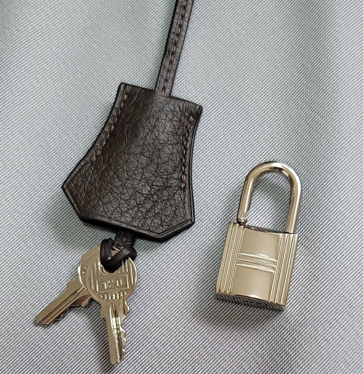 エルメス HERMES カデナ 南京錠 鍵120 HERMES エルメス 鍵 カデナ