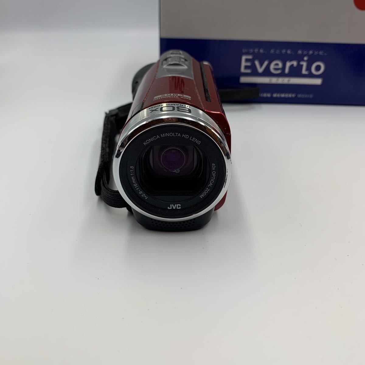 JVC Everio エブリオGZ-HM155Rハイビジョンメモリームービー 動作確認