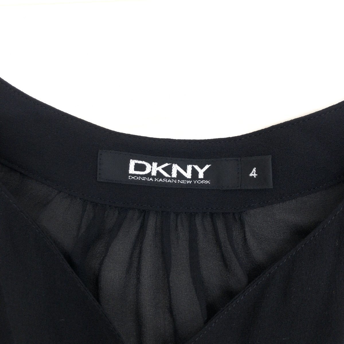 Donna Karan ブラックノースリーブ